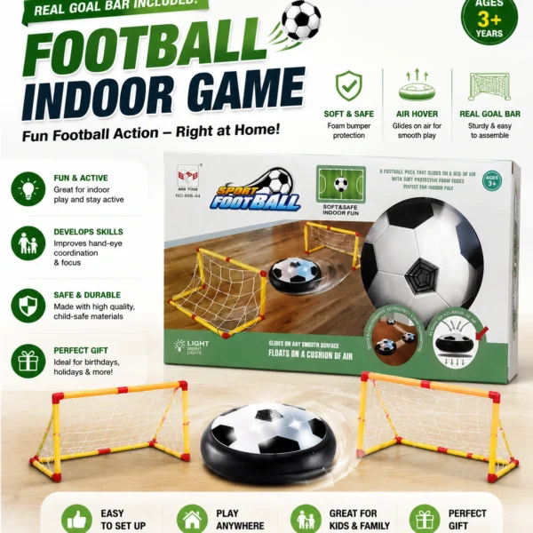 Hover Football with Goalbar