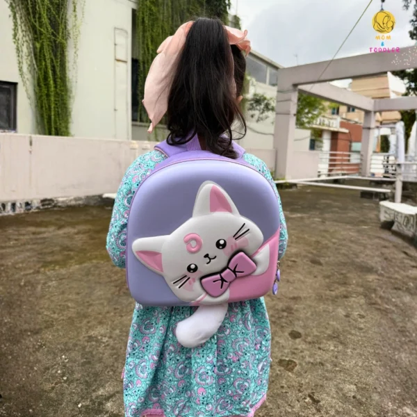 3D kitty Bag with sparkle Light